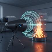 Using air electric power wave intervention to study and improve the performance