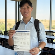 Ryoichi 'Morgan' Sono started in the lab in 2019 as an undergraduate researcher. Joined as a graduate student during the pandemic in 2021. Defended his Ph.D. thesis recently. Will be in the job market soon. A team person to his core, and an astute mind... Here's to you, Morgan!
