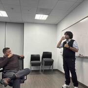 Moitrish lecturing on compressed sensing