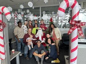 Lab with Santa