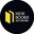 Black and yellow logo for New Books Network